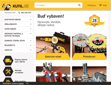 Tablet Screenshot of kutil.cz